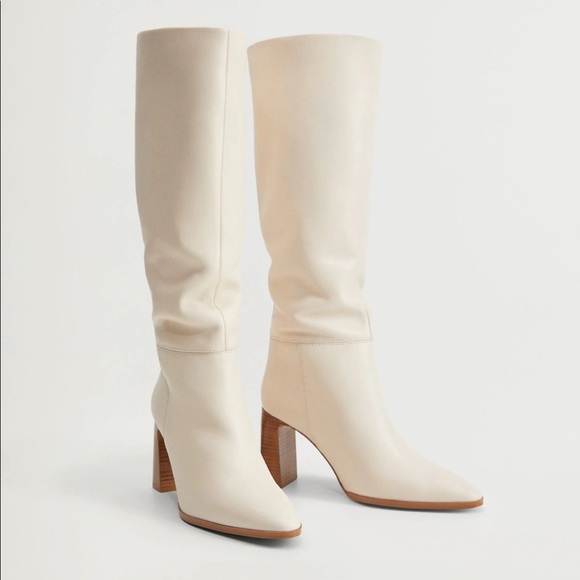 Mango bovine leather boots bloggers favorite - Picture 3 of 16